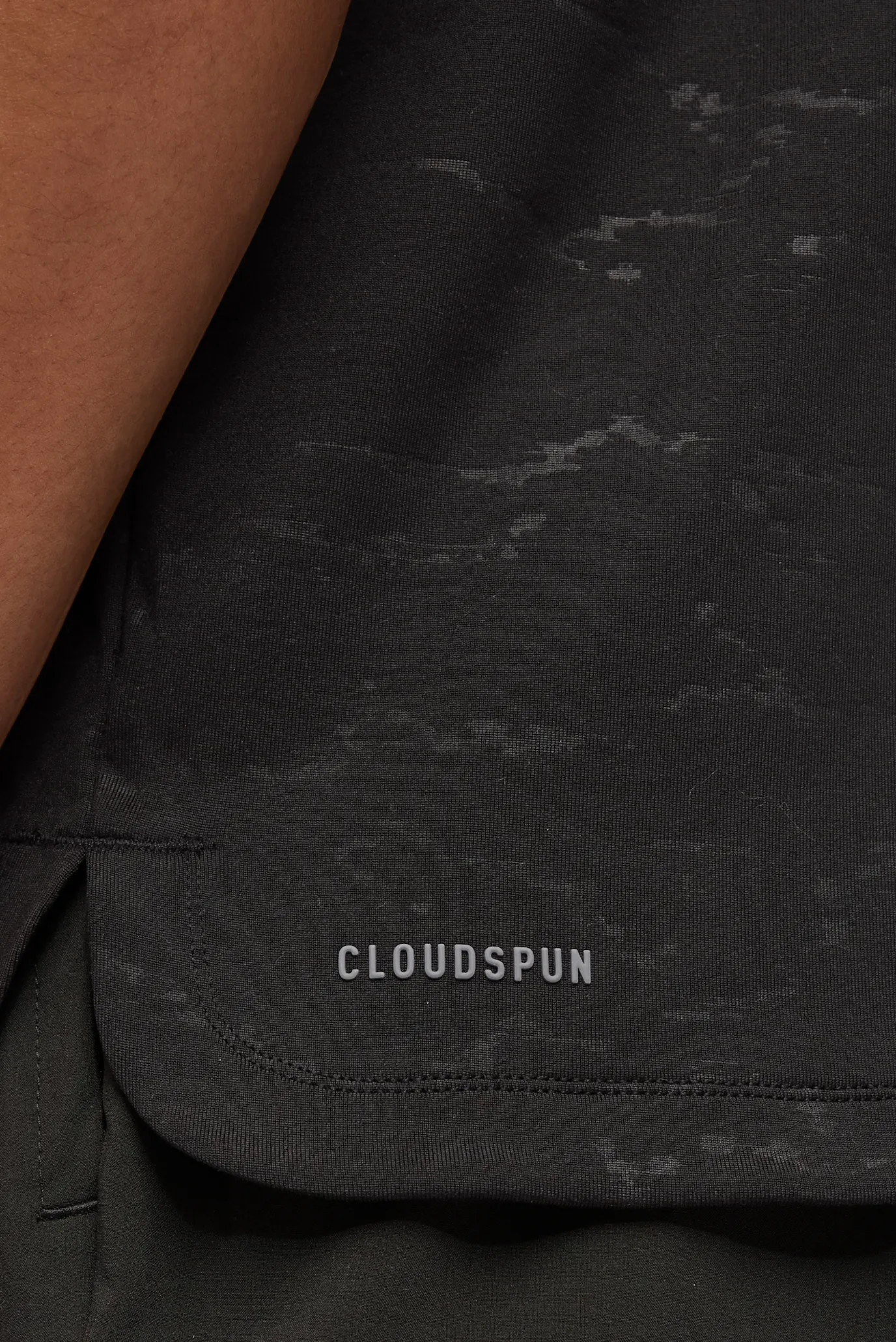 Мужская черная футболка CLOUDSPUN Training Tee Men 5