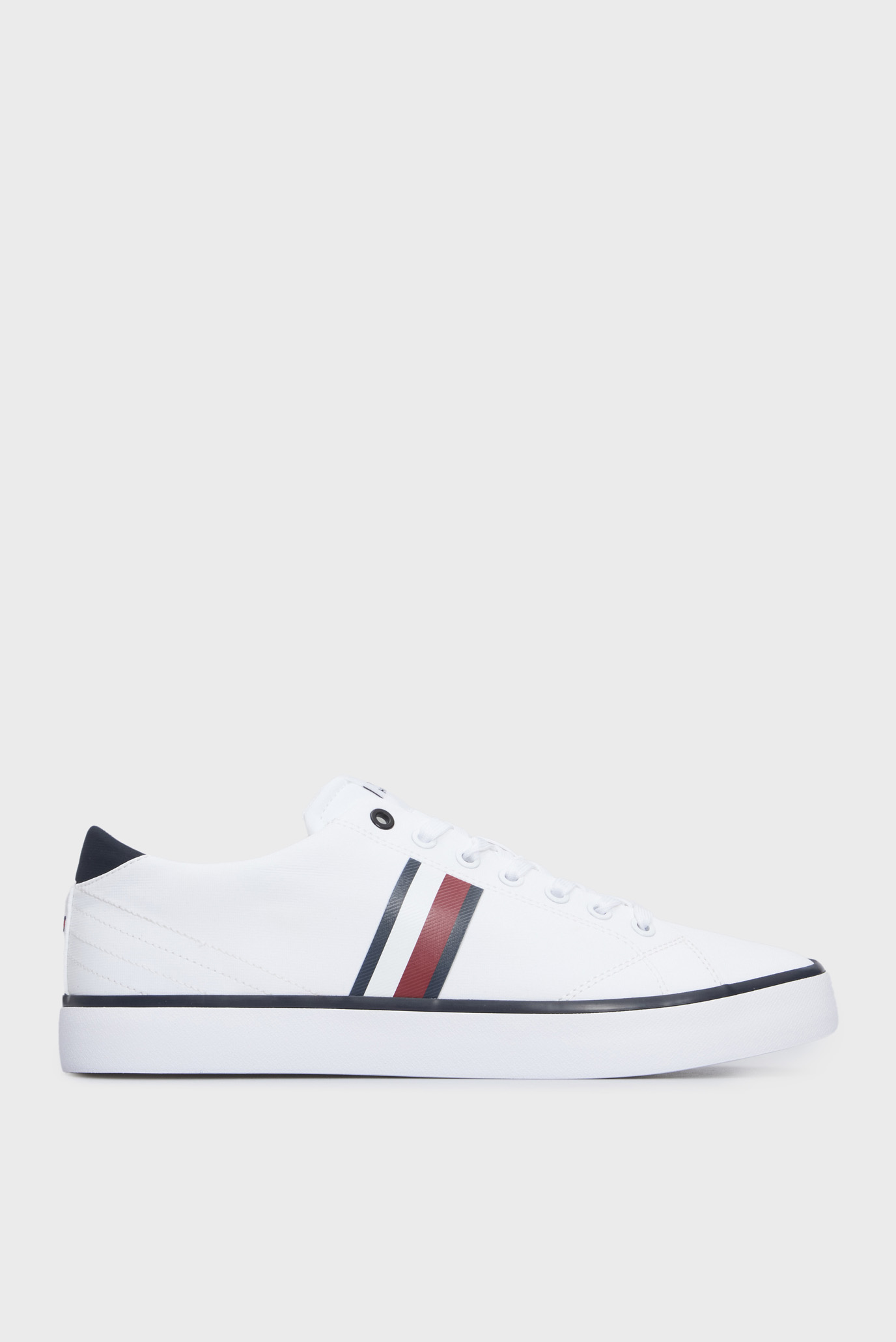 Мужские белые кеды TH HI VULC LOW STRIPES MESH 1