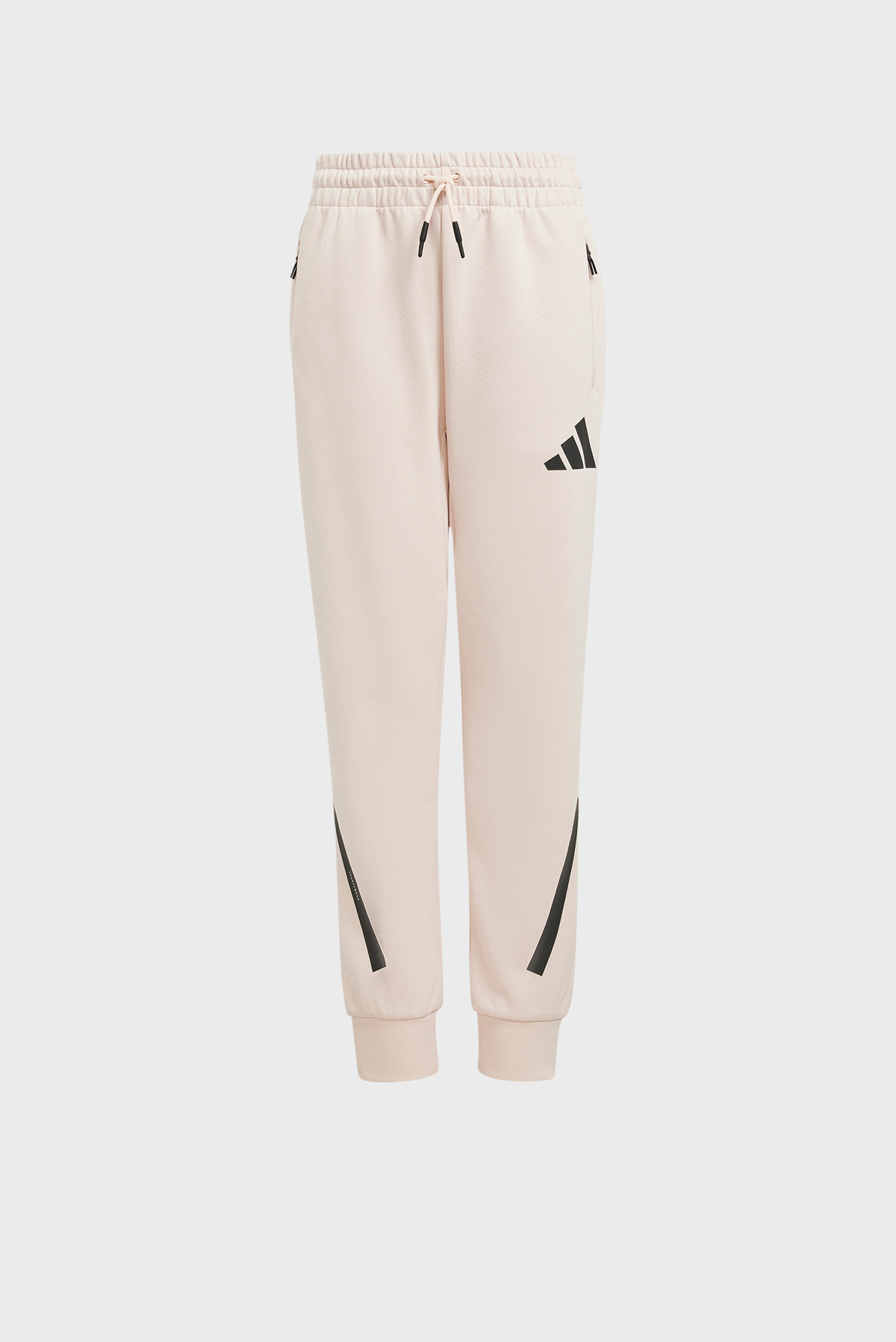 Дитячі пудрові спортивні штани adidas Z.N.E. Tapered-Leg Kids 1