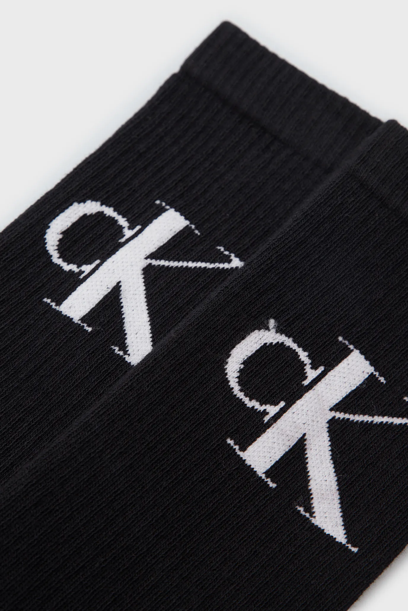 Чоловічі чорні гольфи (2 пари) CKJ MEN SOCK 2P MONOGRAM 3
