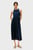 Женское темно-синее платье RIB TANK PLEATED DRESS MIDI NS