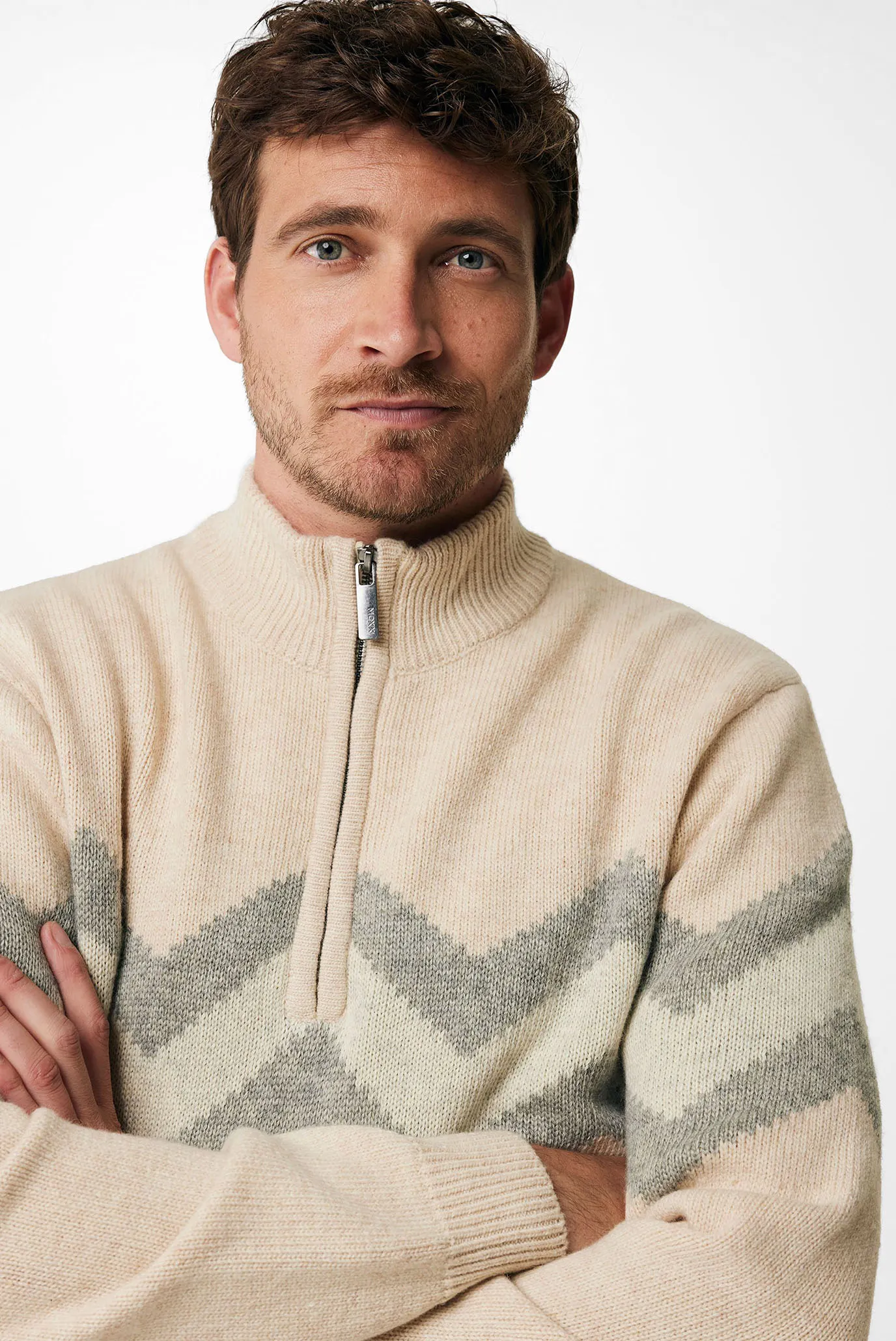 Чоловіча бежева кофта 4