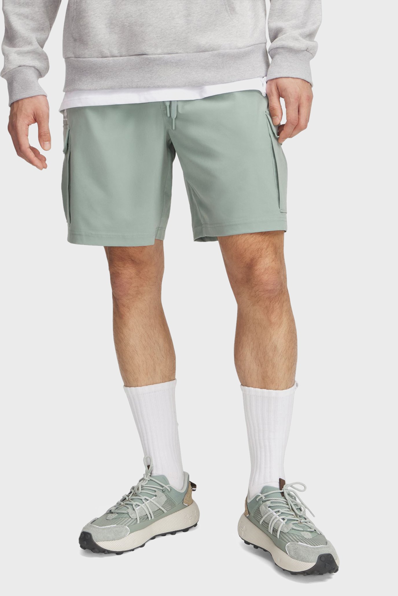 Мужские мятные шорты UA Vibe Woven Cargo Short 1