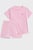 Детский розовый комплект одежды (футболка, шорты)