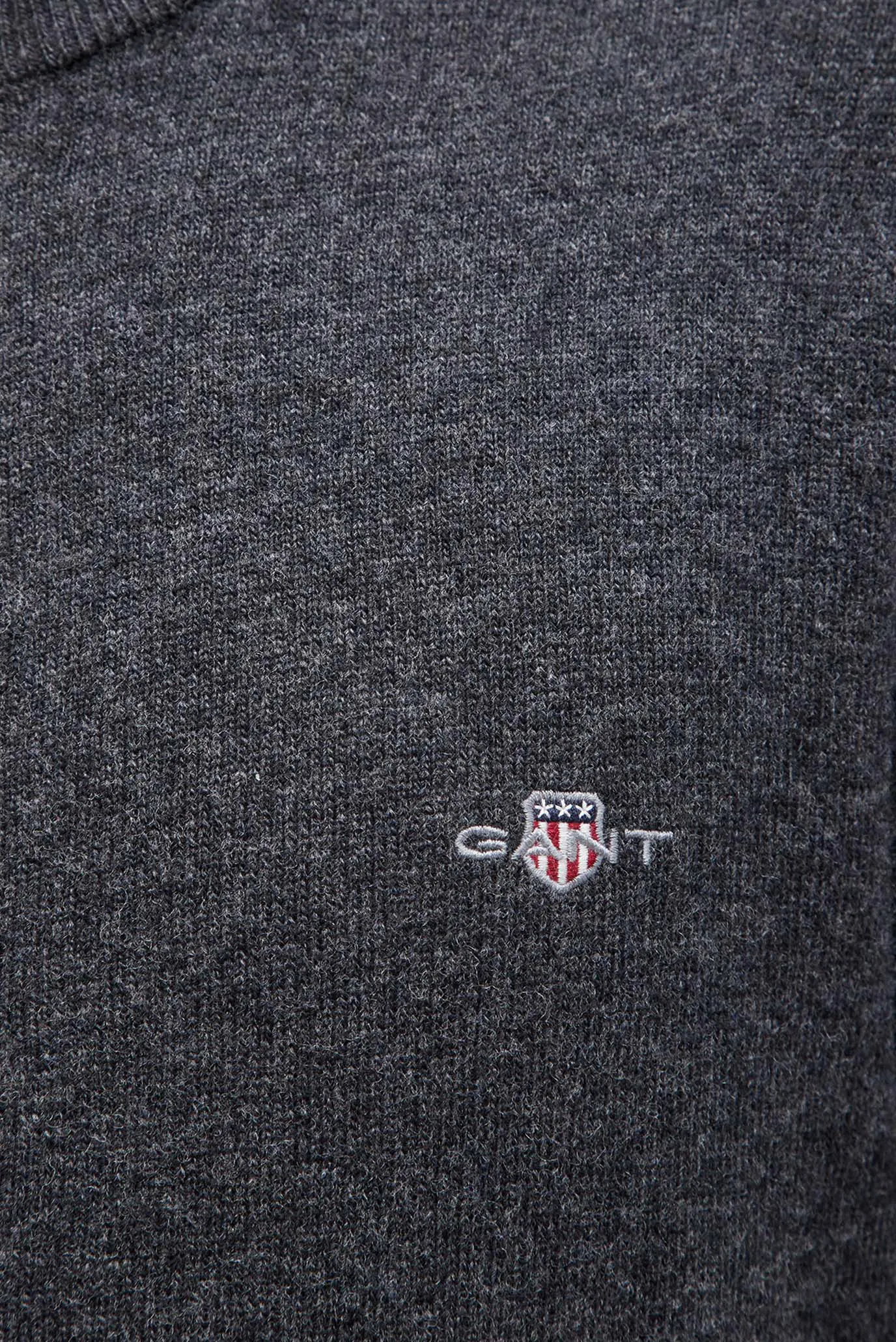 Мужской серый шерстяной кардиган EXTRAFINE LAMBSWOOL ZIP 3