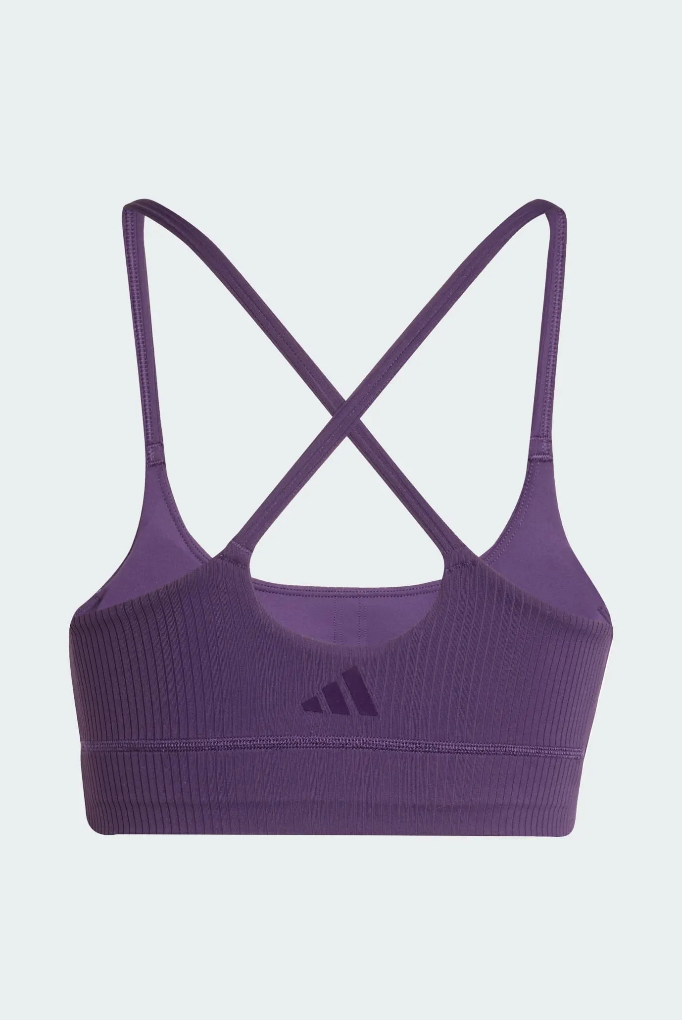 Жіночий фіолетовий топ adidas All Me Light Support Rib Long Line 7