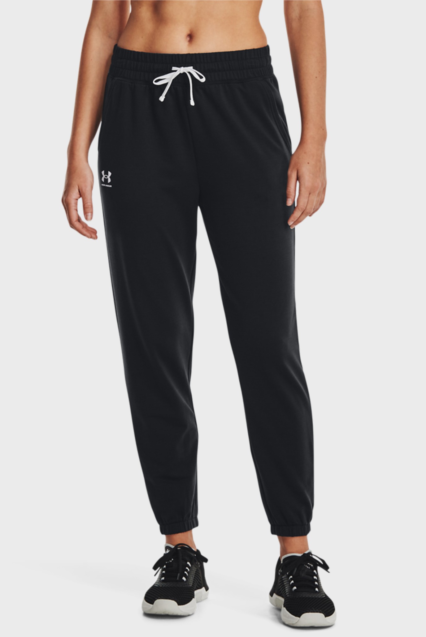 Женские черные спортивные брюки Rival Terry Jogger 1