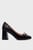 Женские черные кожаные туфли