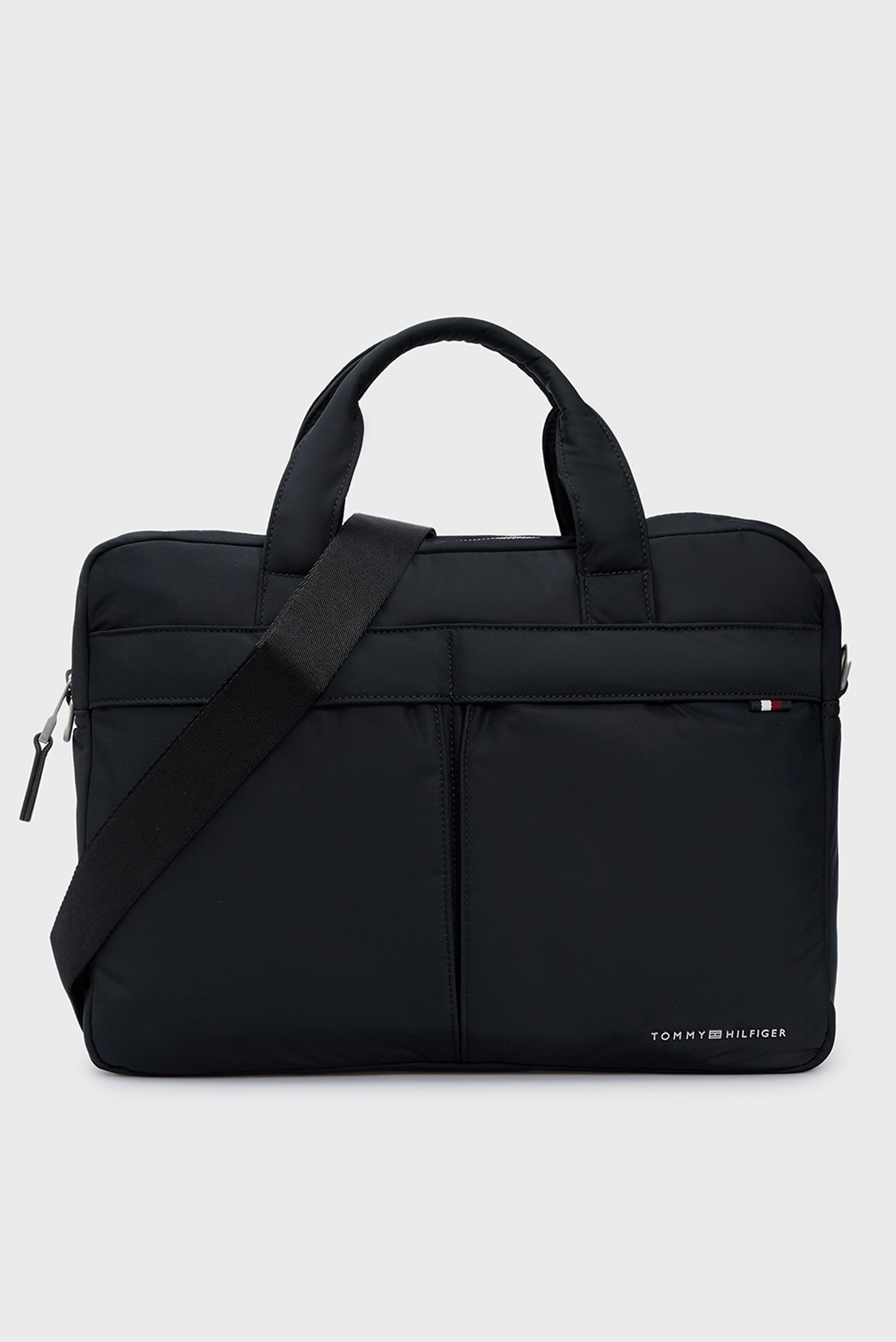 Мужская черная сумка для ноутбука TH SIGNATURE COMPUTER BAG 1