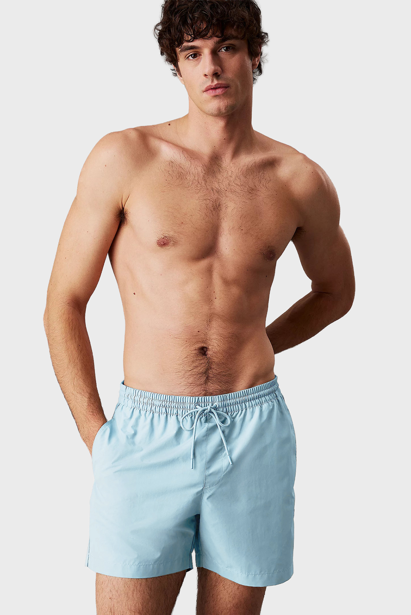 Мужские голубые плавательные шорты MEDIUM DRAWSTRING Голубой L Calvin Klein LV00N61109