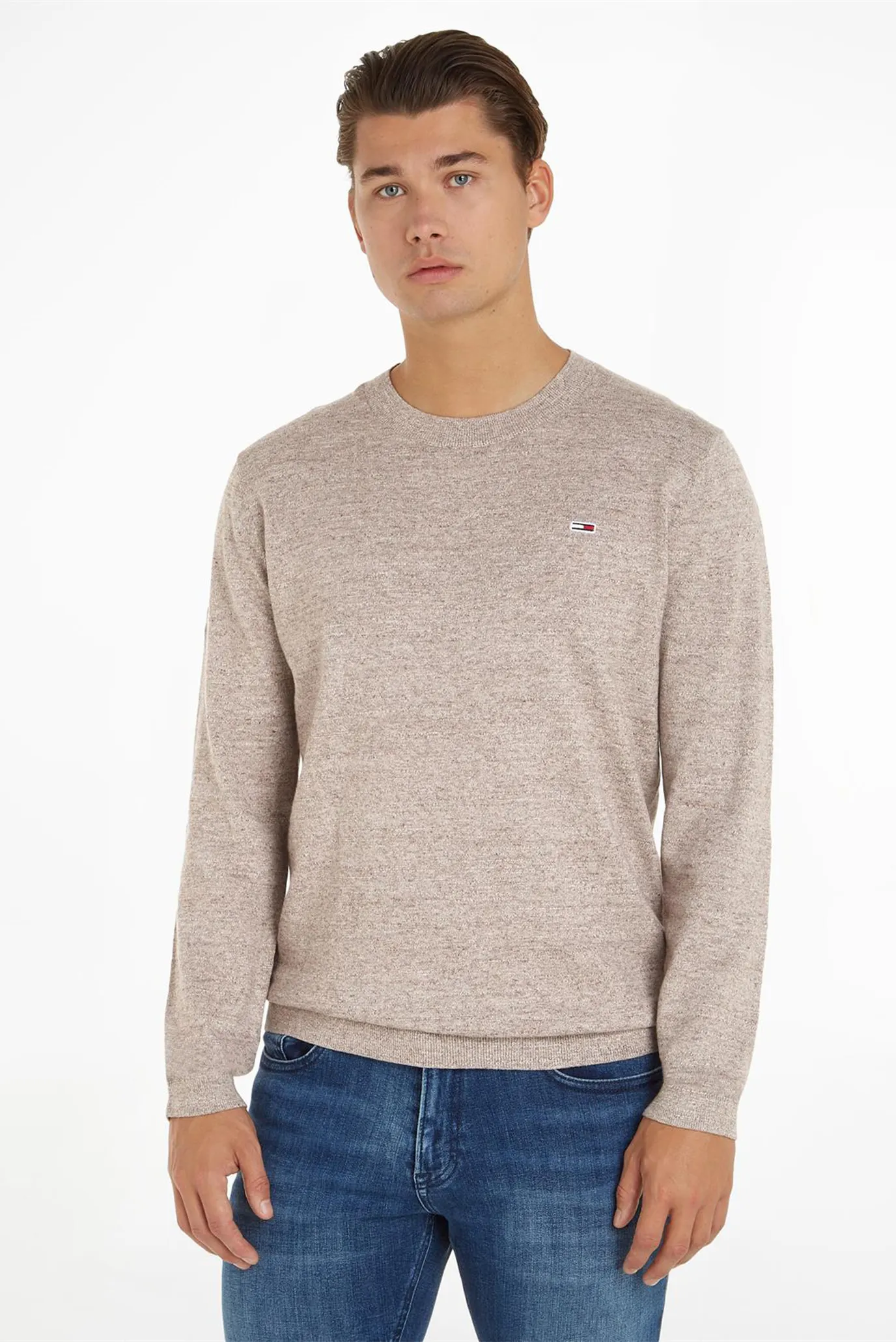 Чоловічий бежевий джемпер TJM SLUB GRINDLE Tommy Jeans DM0DM11858 — MD ...