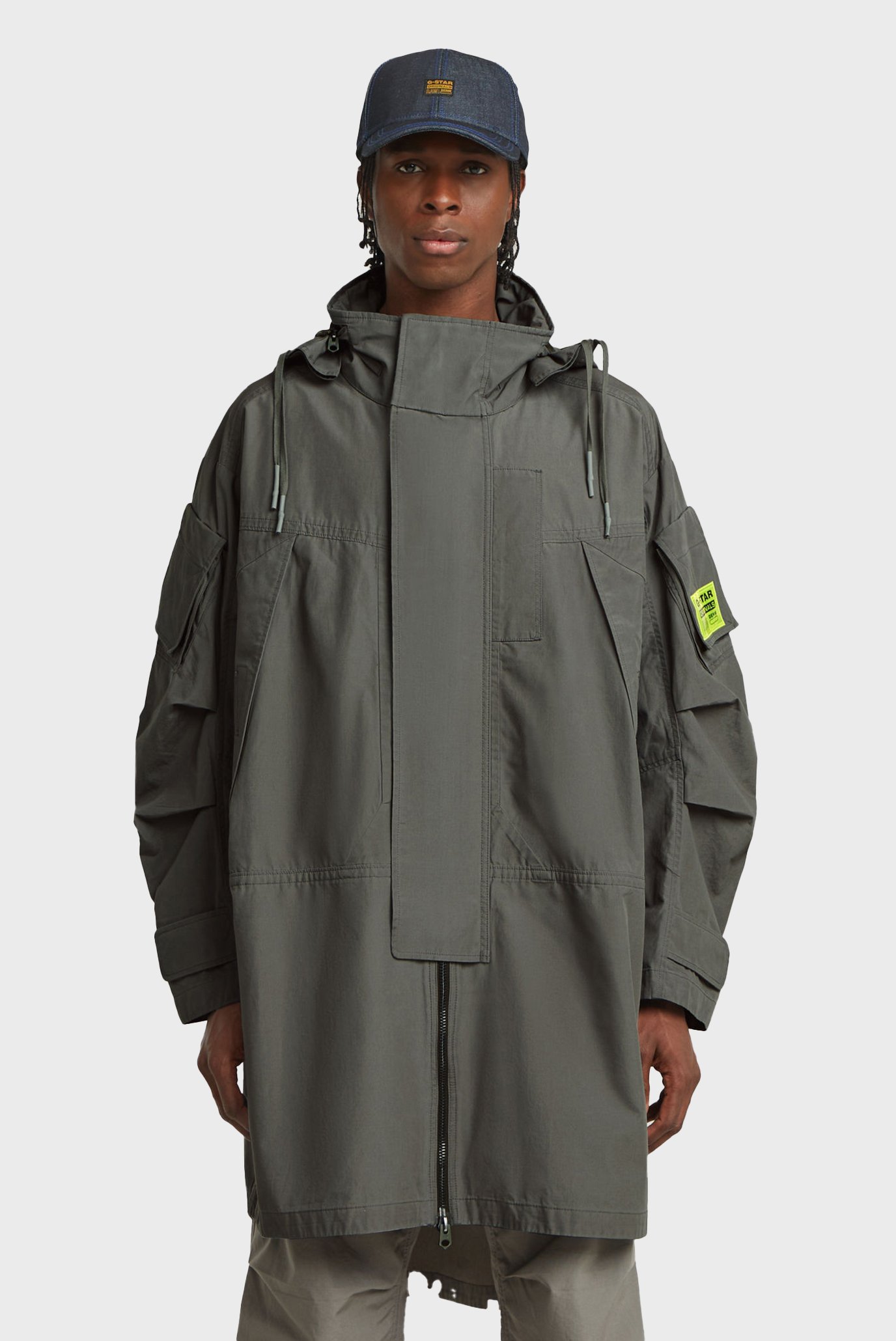 Мужская серая парка Balloon shell Серый M G-Star RAW D26187,C973 Мужская серая парка Balloon shell Серый M G-Star RAW D26187,C973