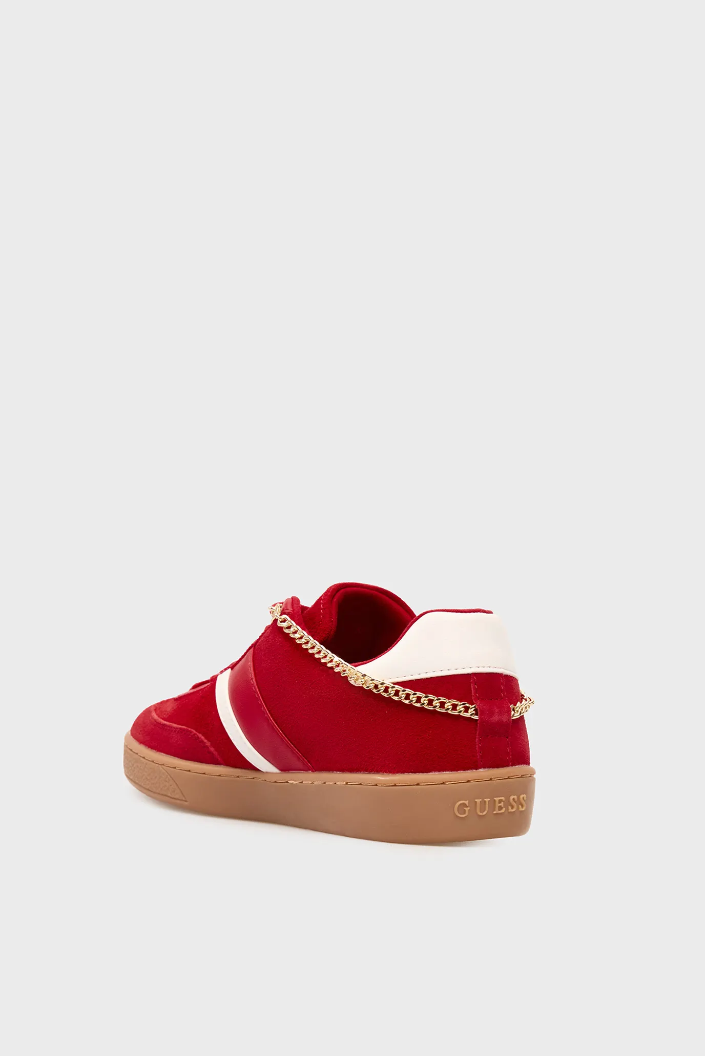 Женские красные замшевые сникерсы NAOKO 5