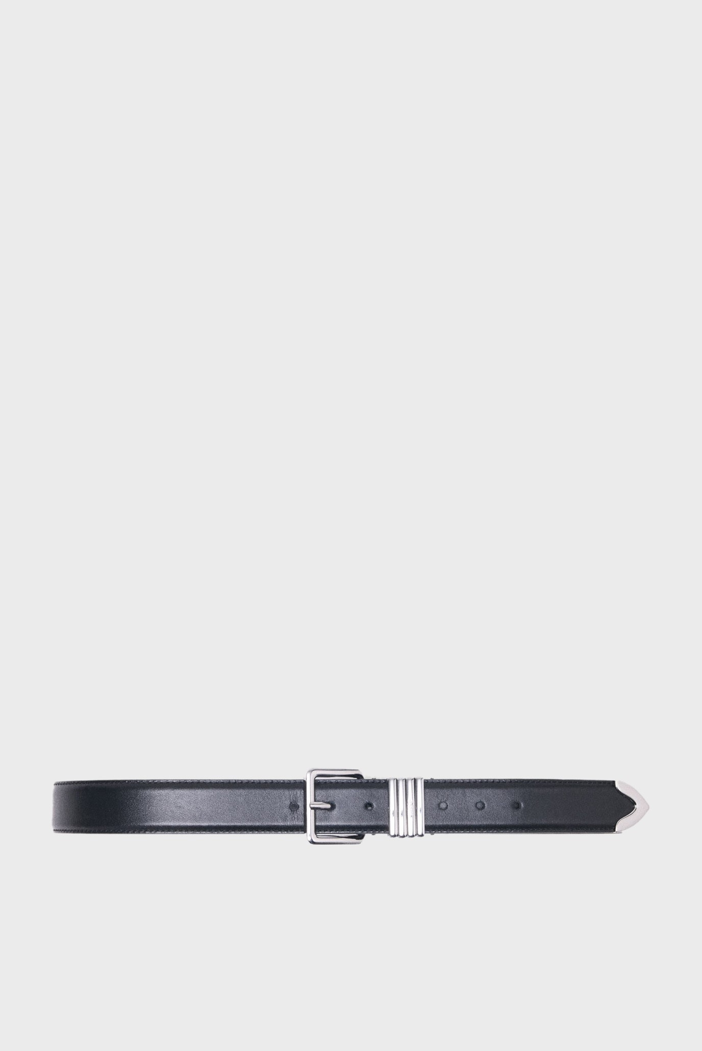 Женский черный кожаный ремень Черный S MAJE MFACE00443_Black Женский черный кожаный ремень Черный S MAJE MFACE00443_Black