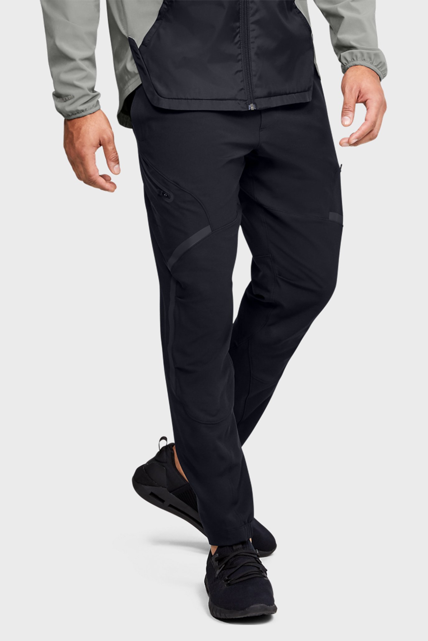 Мужские черные спортивные брюки UA FLEX WOVEN 1