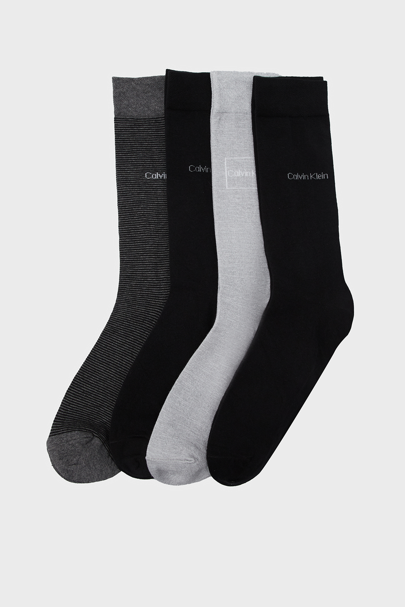 Мужские носки (4 пары) CK MEN SOCK 4P LOGO GIFTBOX 1