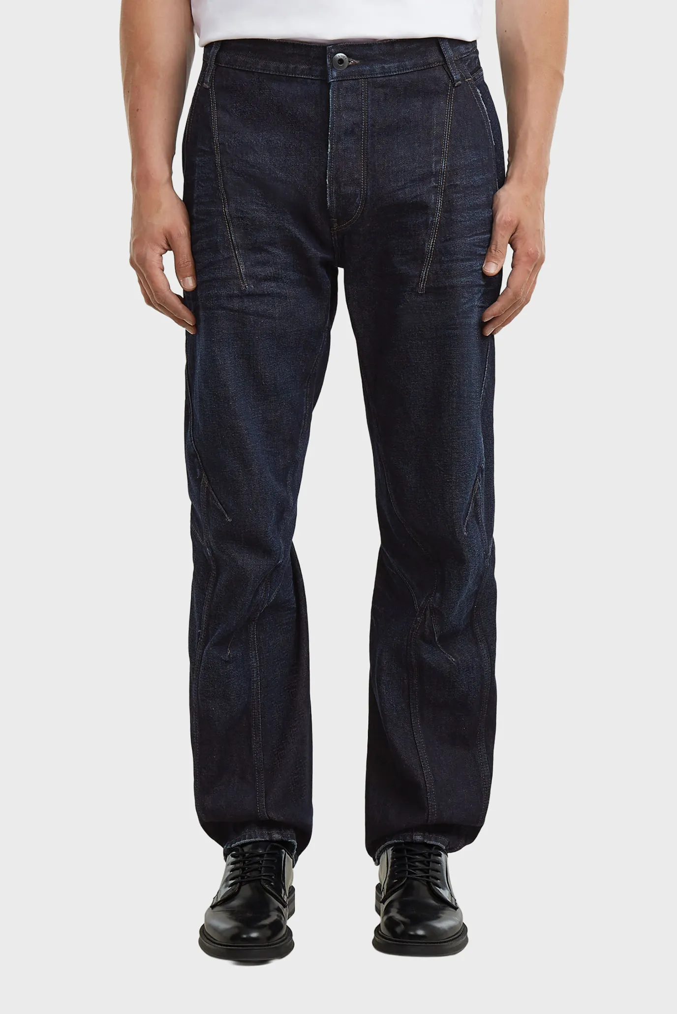 Мужские темно-синие джинсы Kitoh 3D Relaxed Tapered 1