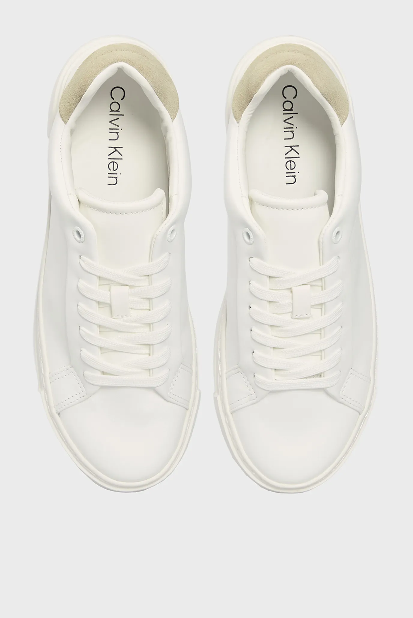 Жіночі білі шкіряні снікерси FF CUPSOLE 4