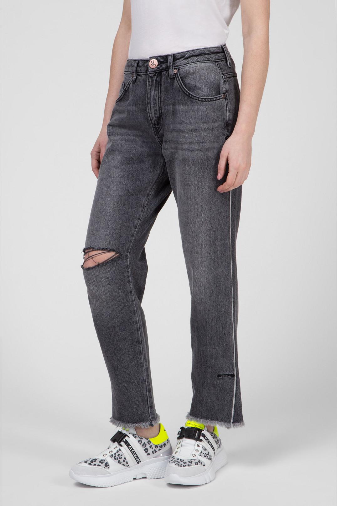 Жіночі сірі джинси 1