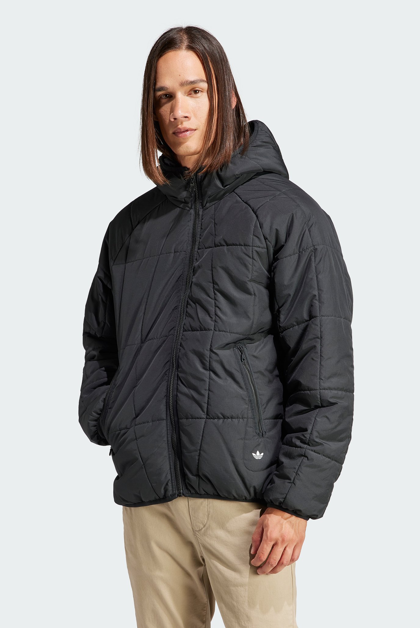 Мужская черная куртка adidas Adventure Quilted Puffer 1