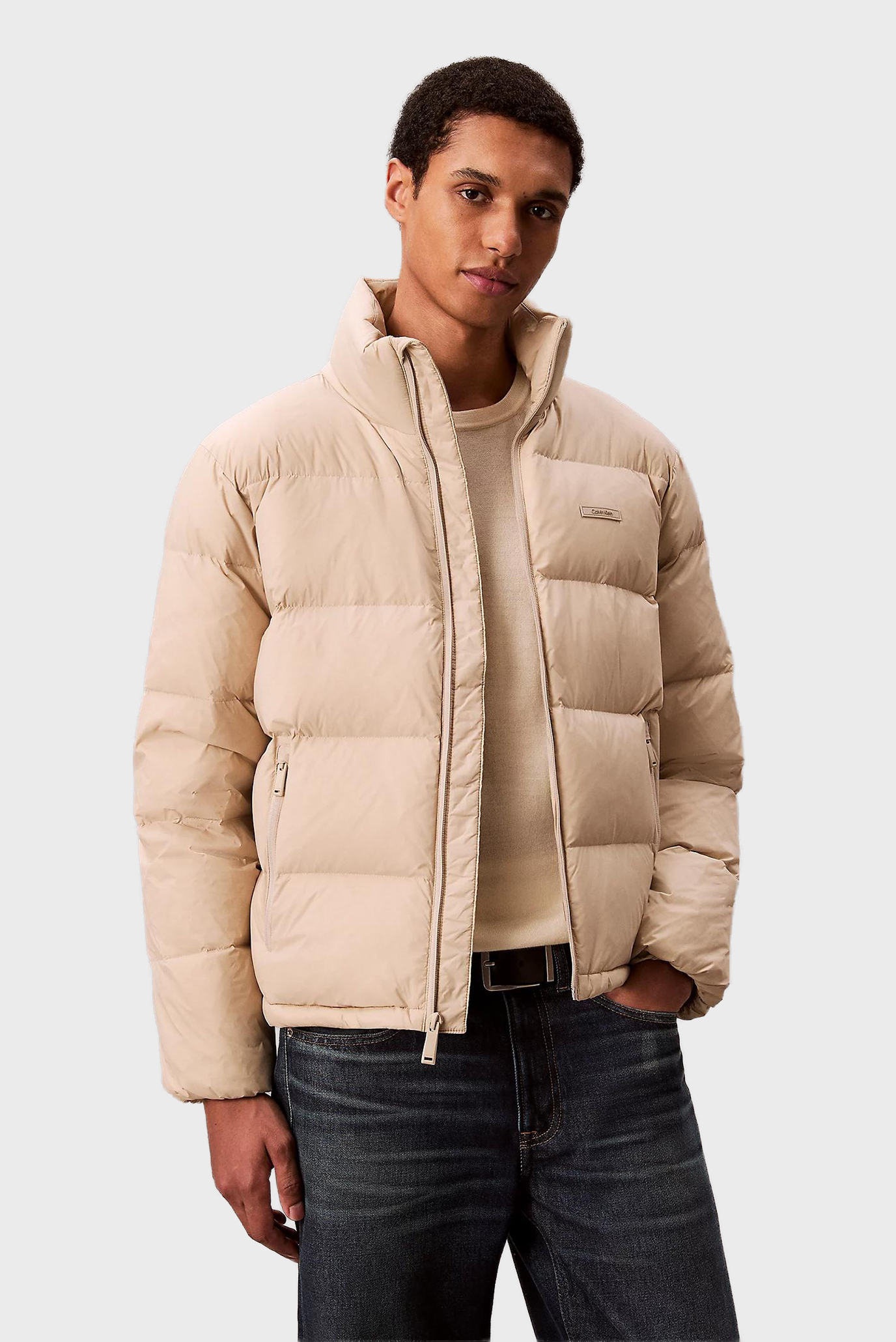 Мужской бежевый пуховик DOWN Бежевый XL Calvin Klein LV04LD529G Мужской бежевый пуховик DOWN Бежевый XL Calvin Klein LV04LD529G
