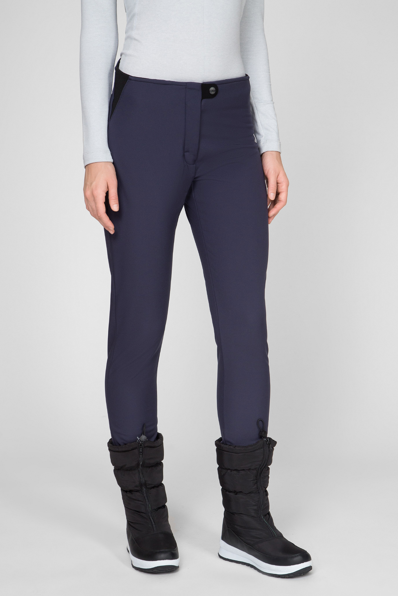 Женские темно-синие лыжные брюки 1
