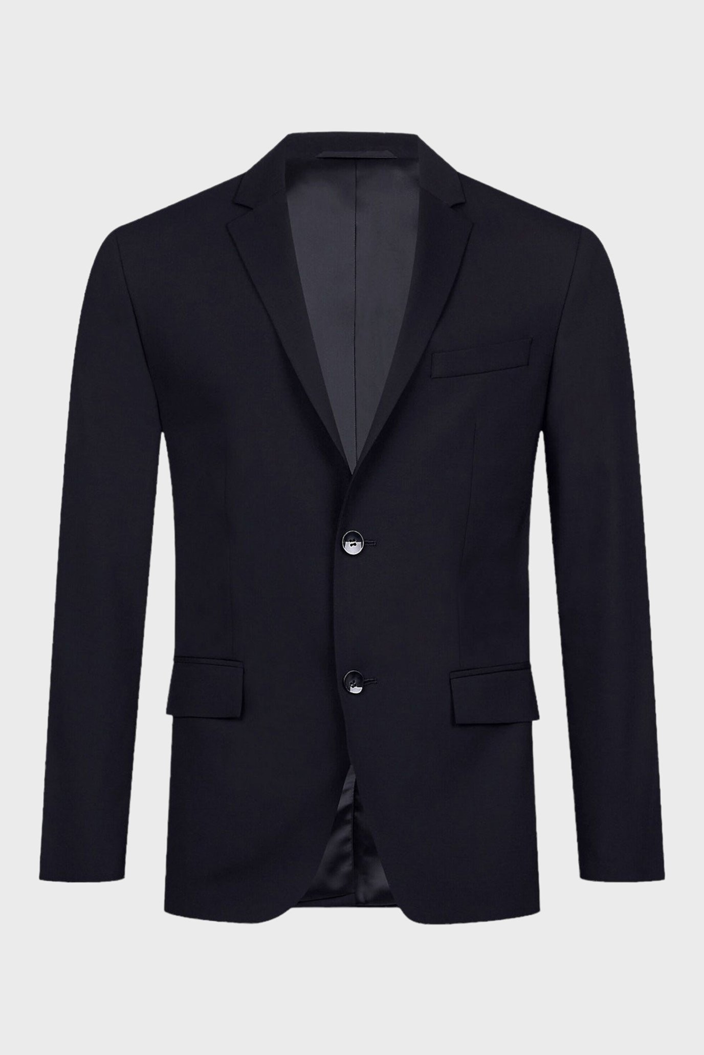 Мужской черный шерстяной пиджак MODERN WOOL BLEND REGULAR 1