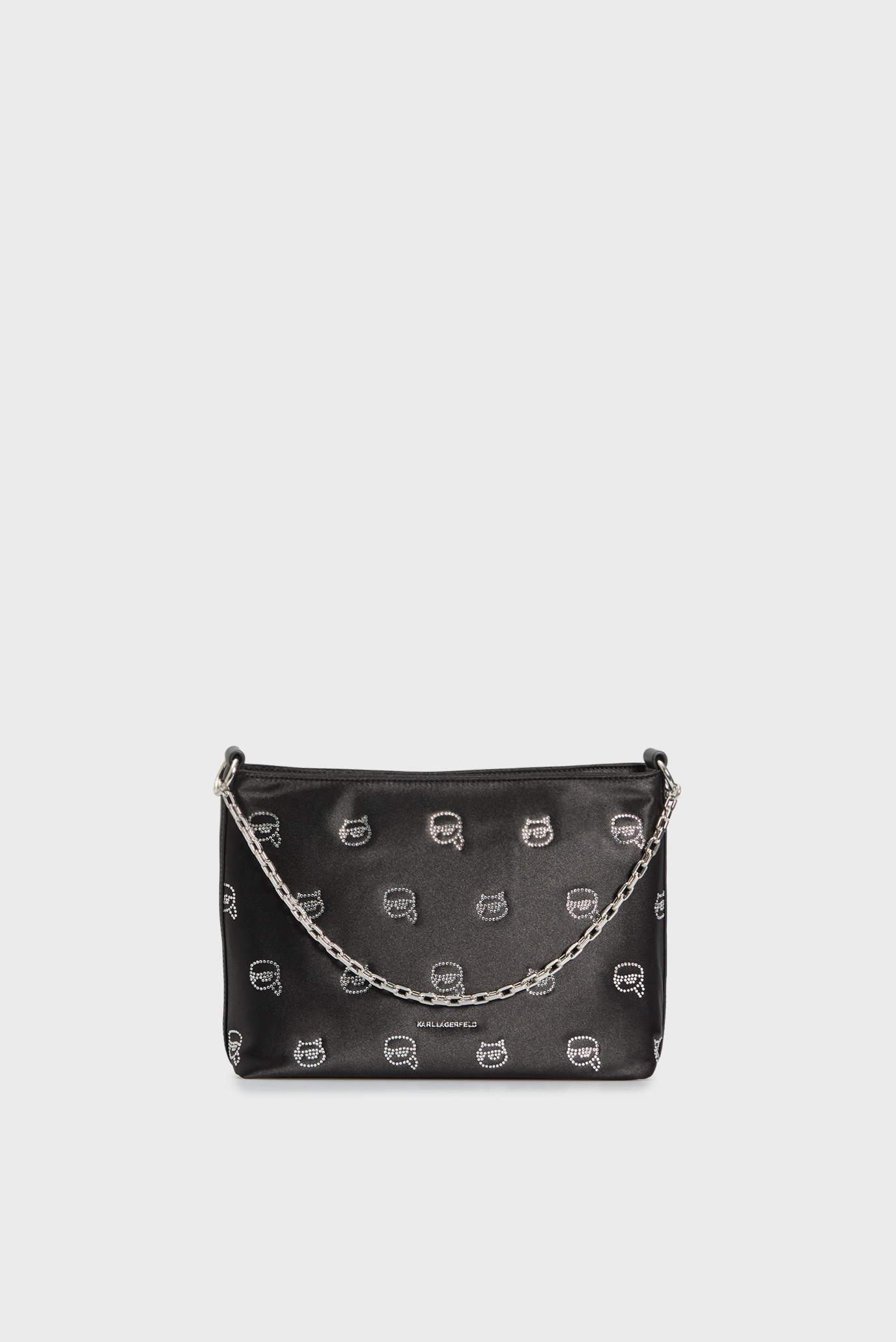 Женская черная сумка с узором Черный ONESIZE Karl Lagerfeld 246W3037 Женская черная сумка с узором Черный ONESIZE Karl Lagerfeld 246W3037