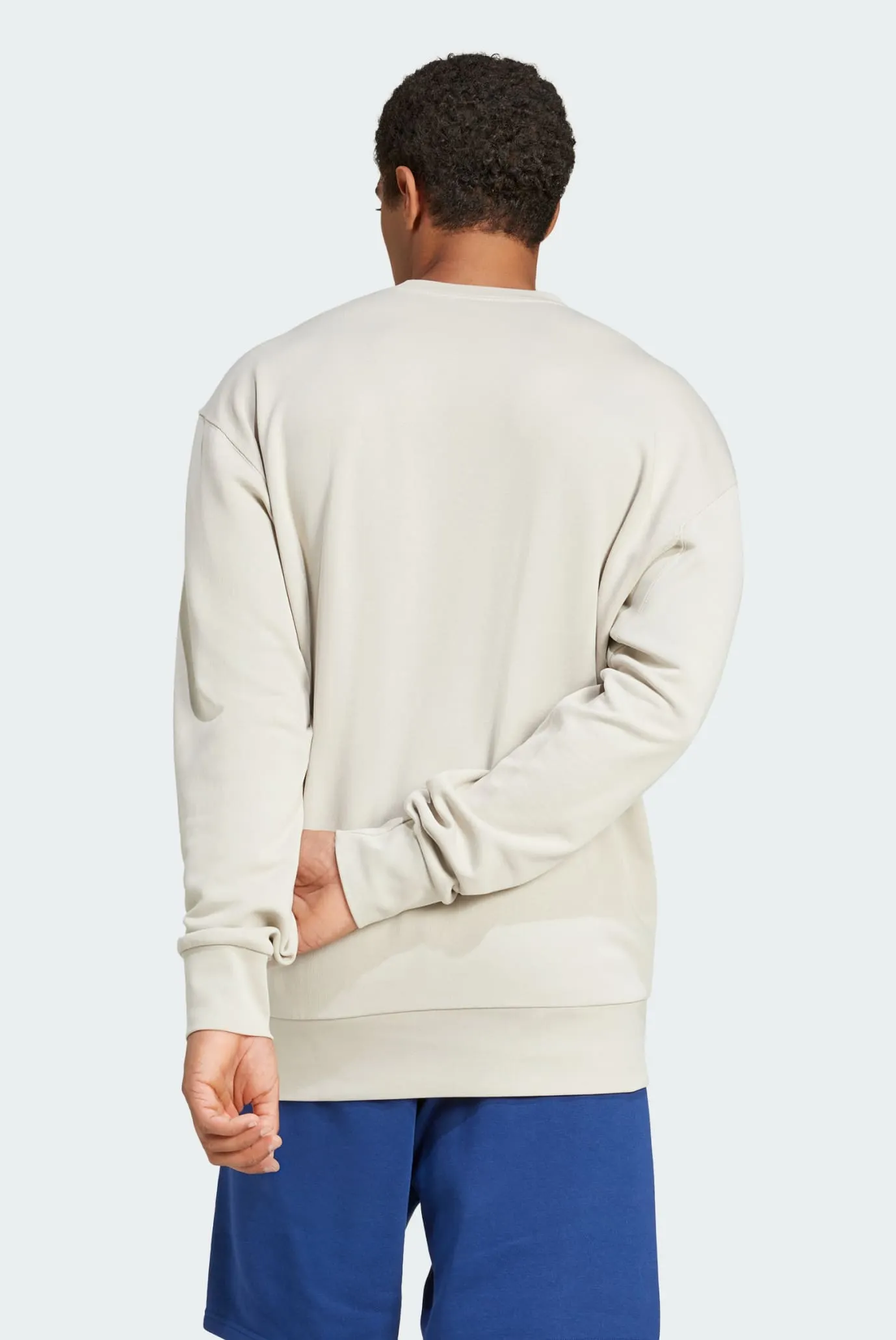 Мужской белый свитшот ALL SZN French Terry Crew 3