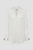 Женская белая блуза в горошек