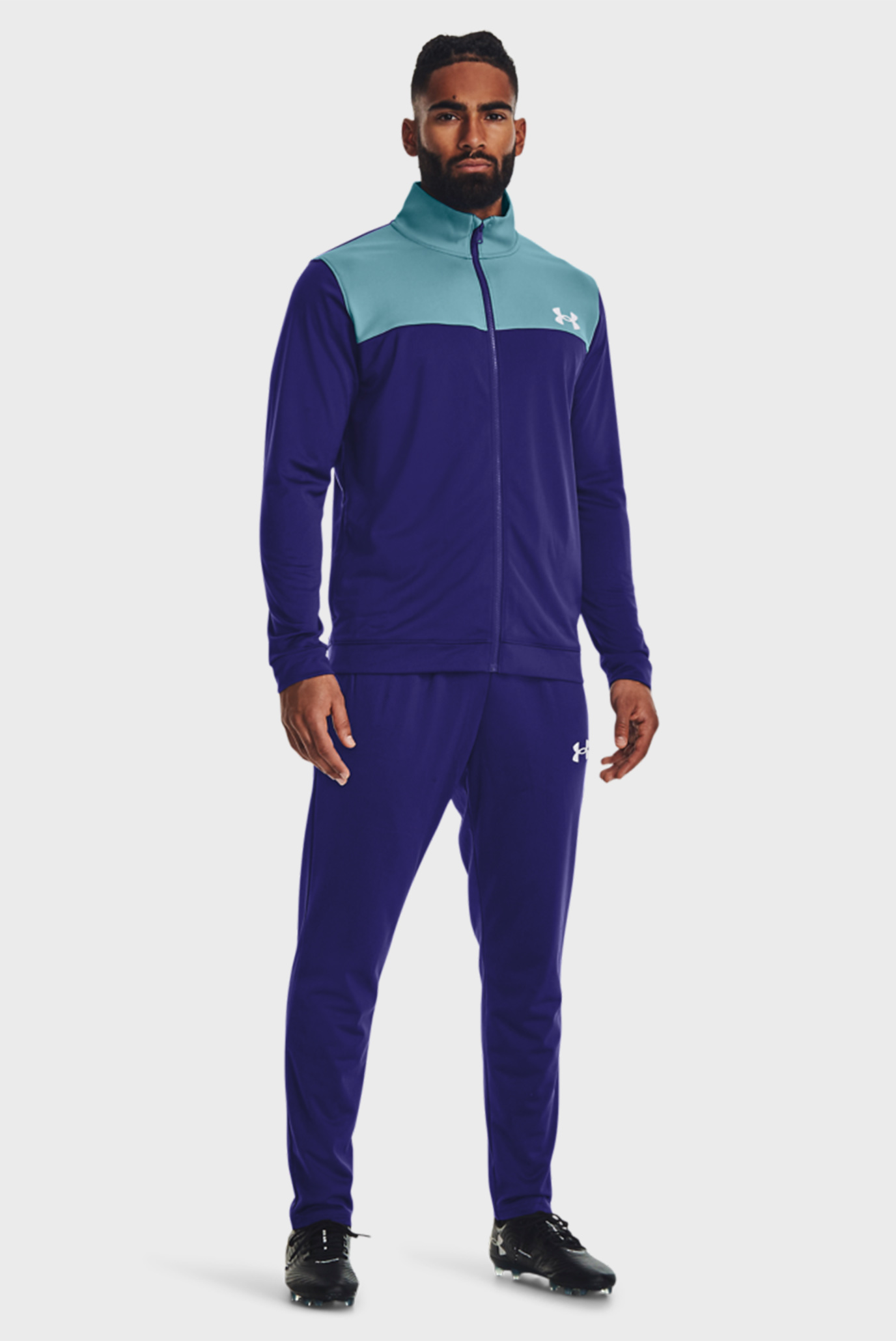 Мужской синий спортивный костюм (кофта, брюки) UA EMEA TRACKSUIT NOVELTY 1