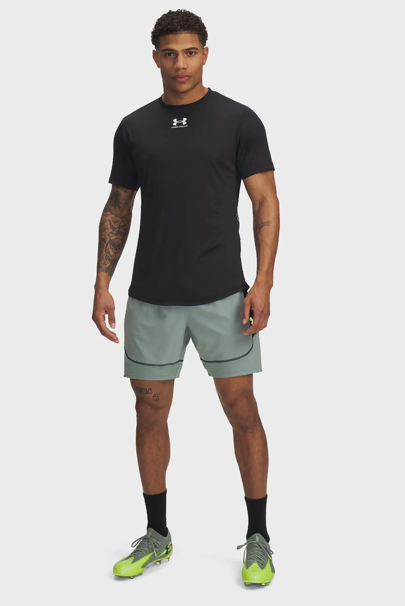 Чоловічі м'ятні шорти UA M's Ch. Pro Train Short 2