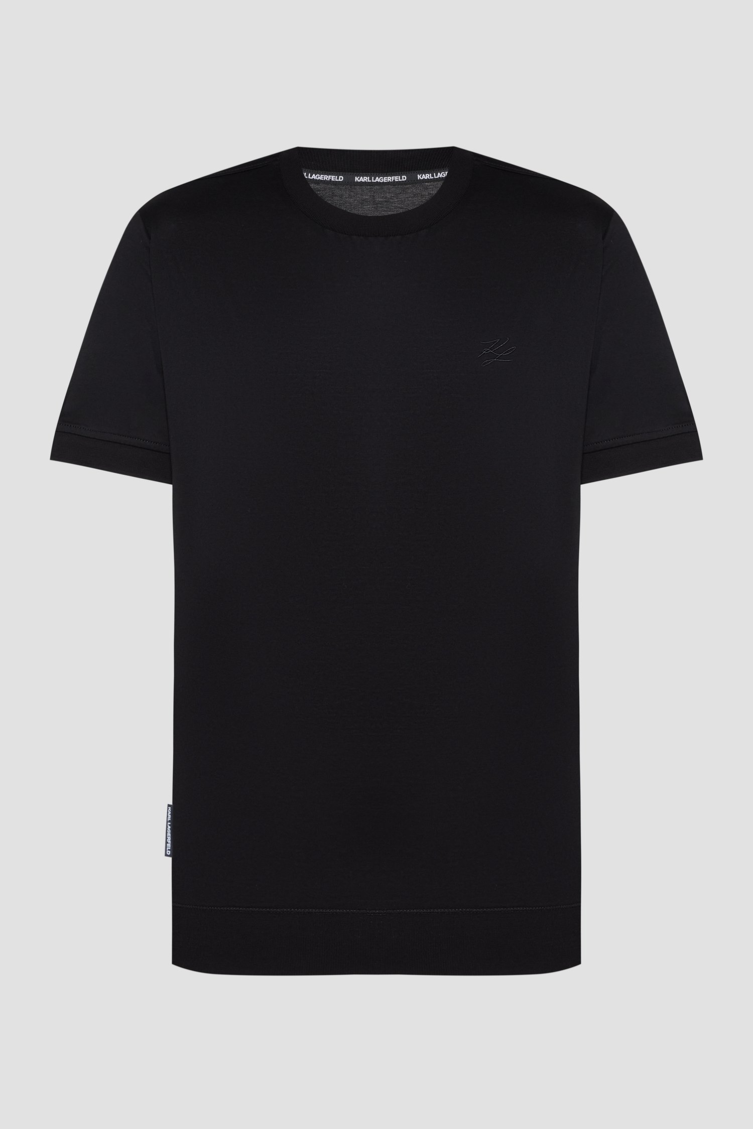 Мужская черная футболка Черный XXL Karl Lagerfeld 553200.755000;990 Мужская черная футболка Черный XXL Karl Lagerfeld 553200.755000;990