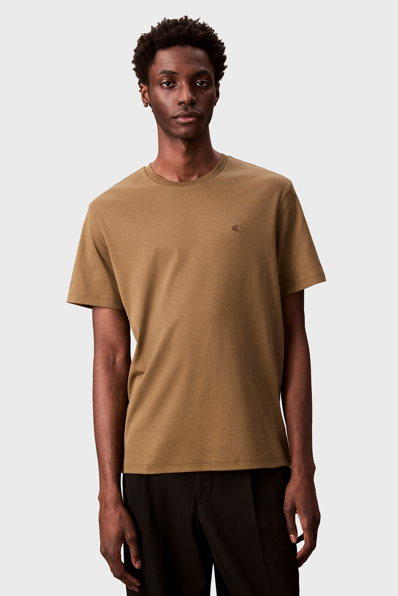 Мужская коричневая футболка SUPIMA CHEST Коричневый XXL Calvin Klein LV04LB275G Мужская коричневая футболка SUPIMA CHEST Коричневый XXL Calvin Klein LV04LB275G