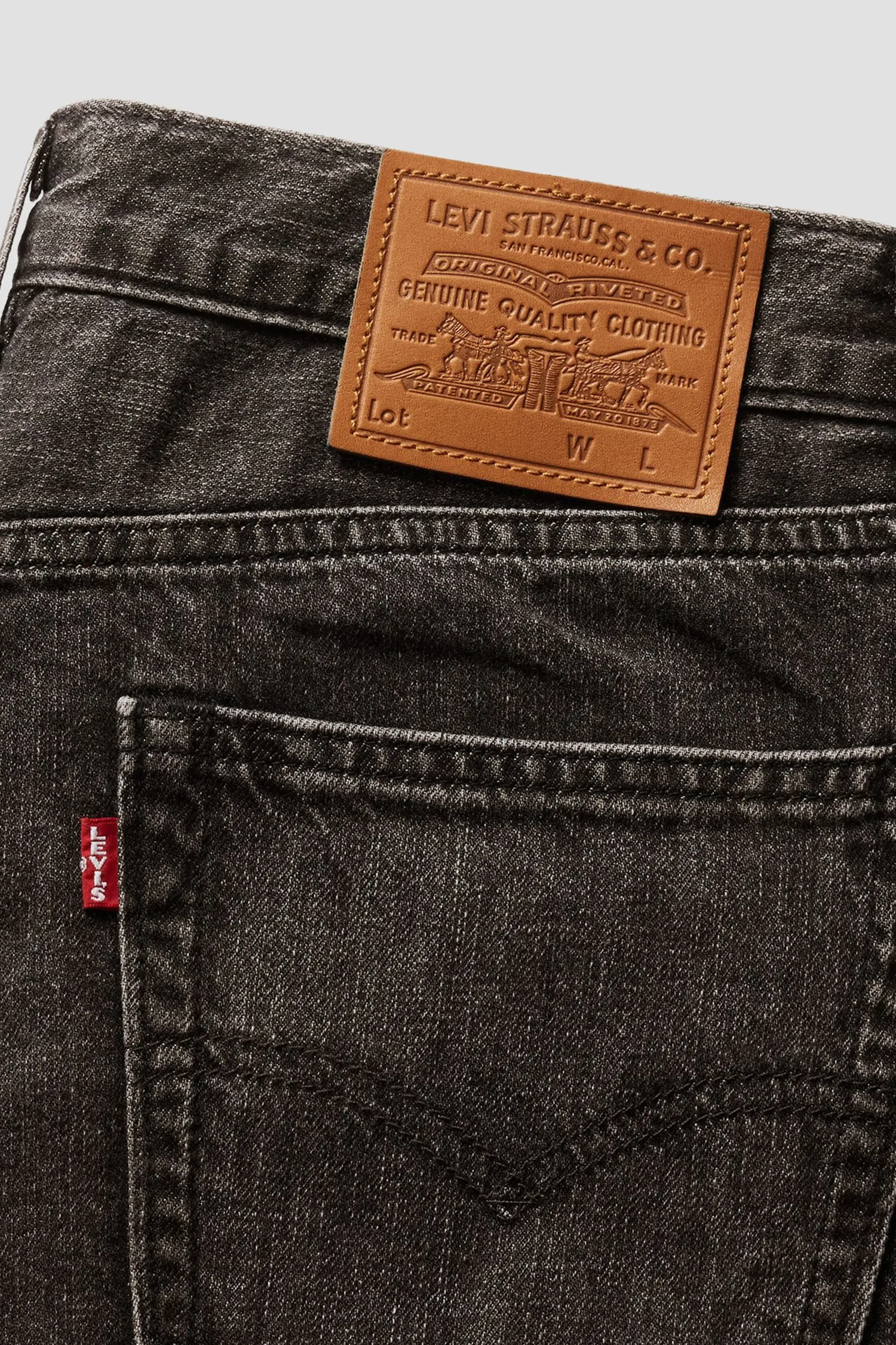 Мужские черные джинсы 555™ 6