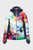 Женская лыжная куртка с узором