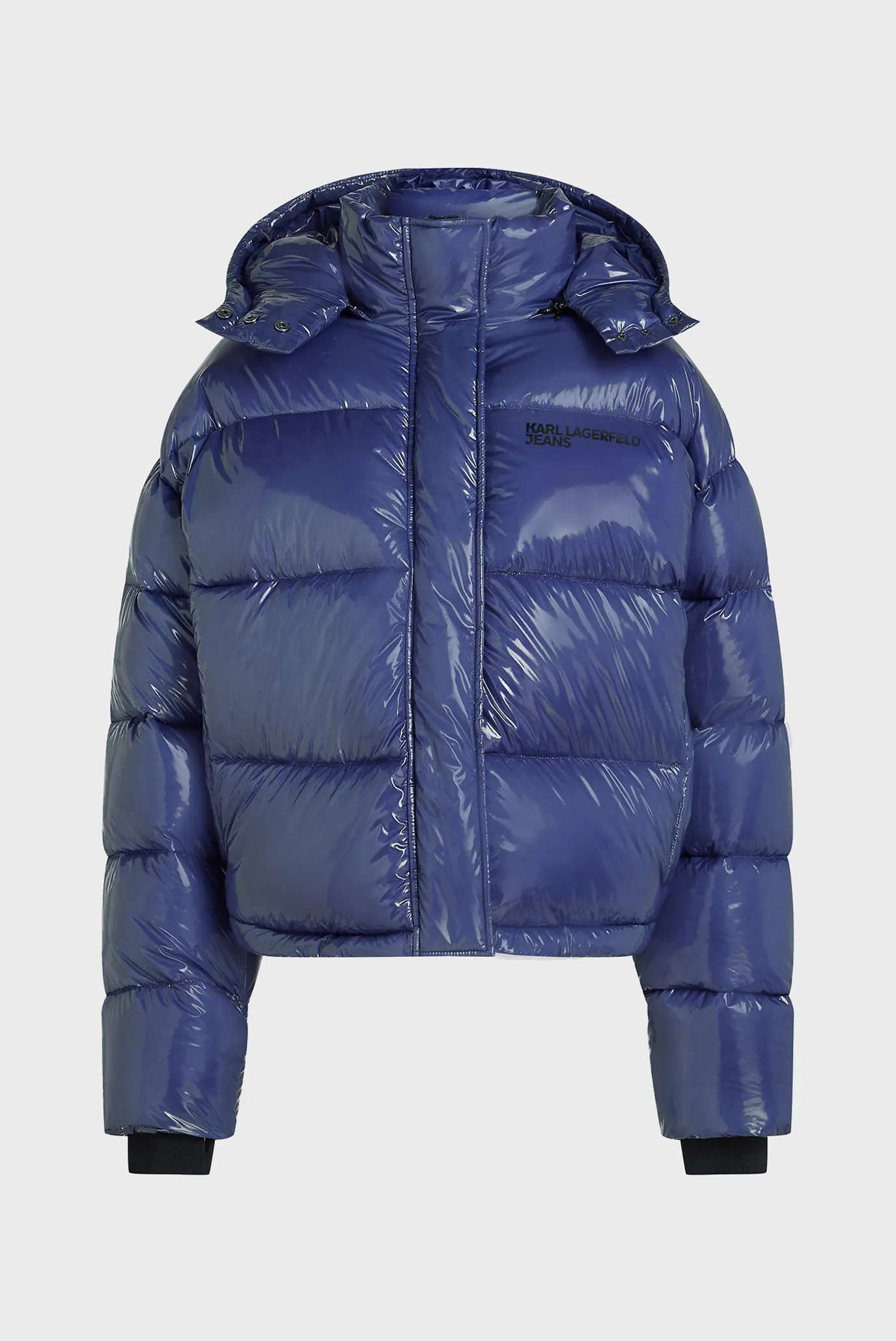 Жіноча синя куртка boxy 6