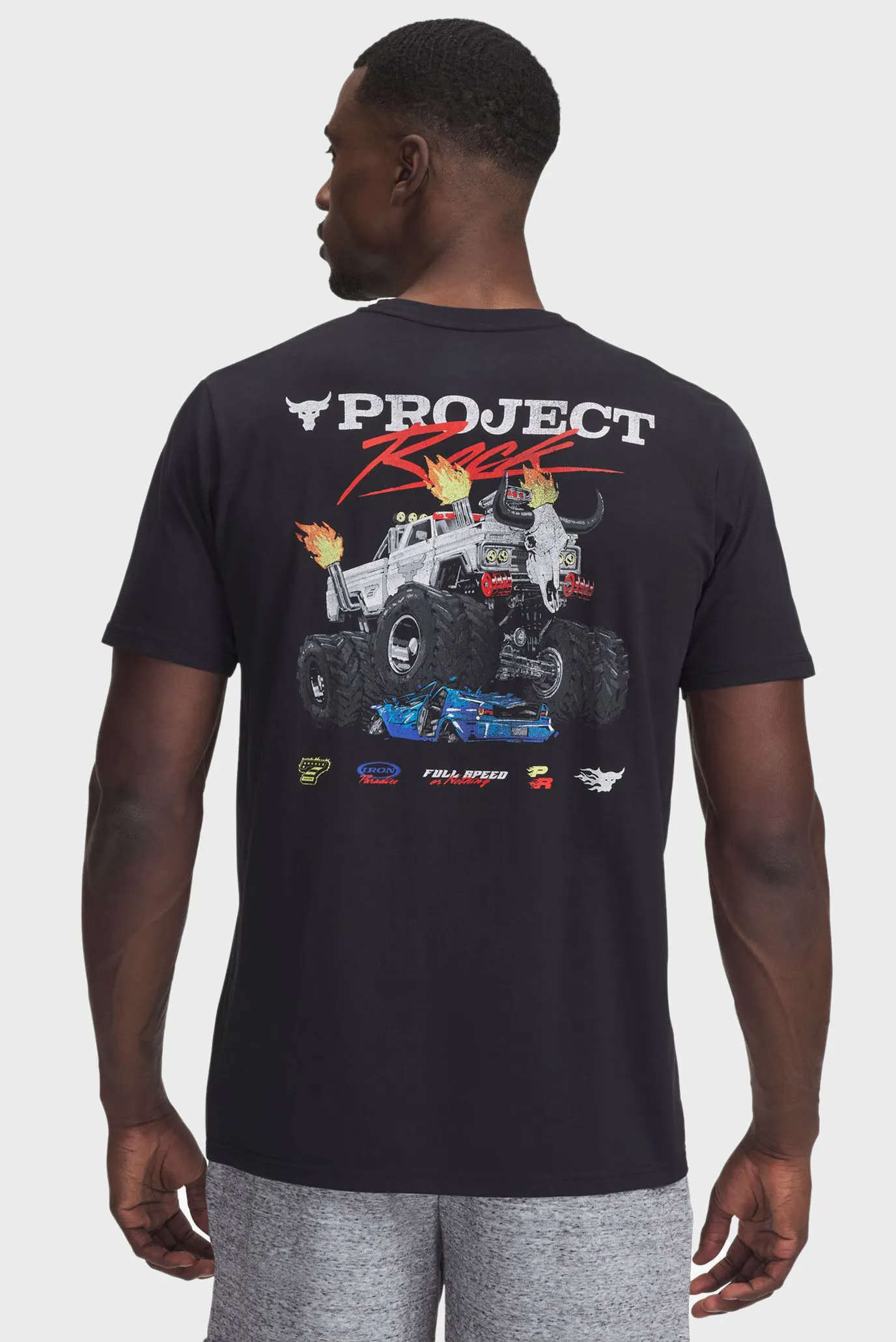 Чоловіча чорна футболка Pjt Rck Truck SS 1