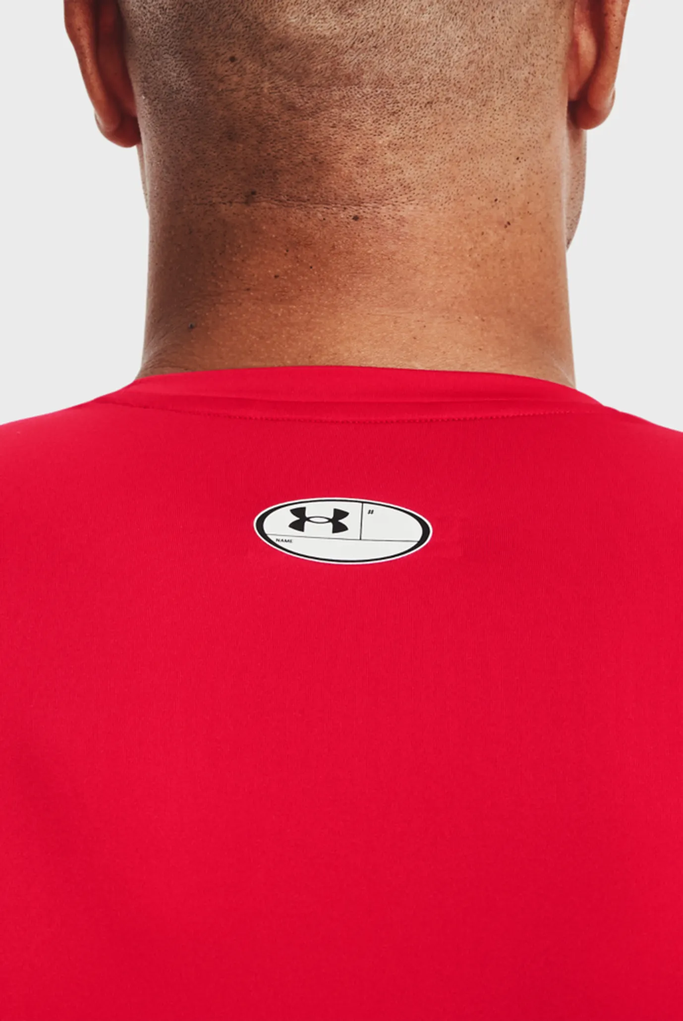 Мужская красная футболка UA HG Armour Comp SS 3