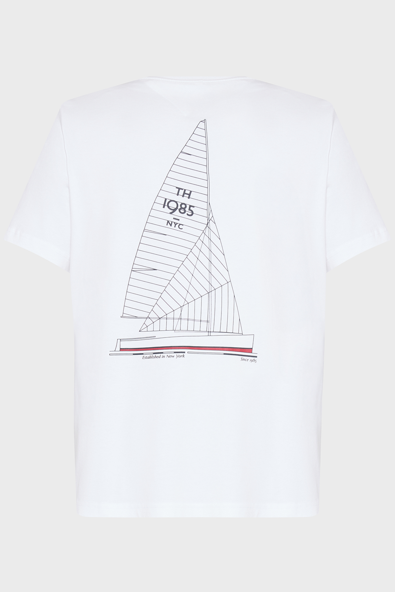 Мужская белая футболка OUTLINE SAILING Белый XXL Tommy Hilfiger MW0MW38614 Мужская белая футболка OUTLINE SAILING Белый XXL Tommy Hilfiger MW0MW38614