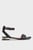 Женские черные кожаные сандалии TH HARDWARE FLAT SANDAL