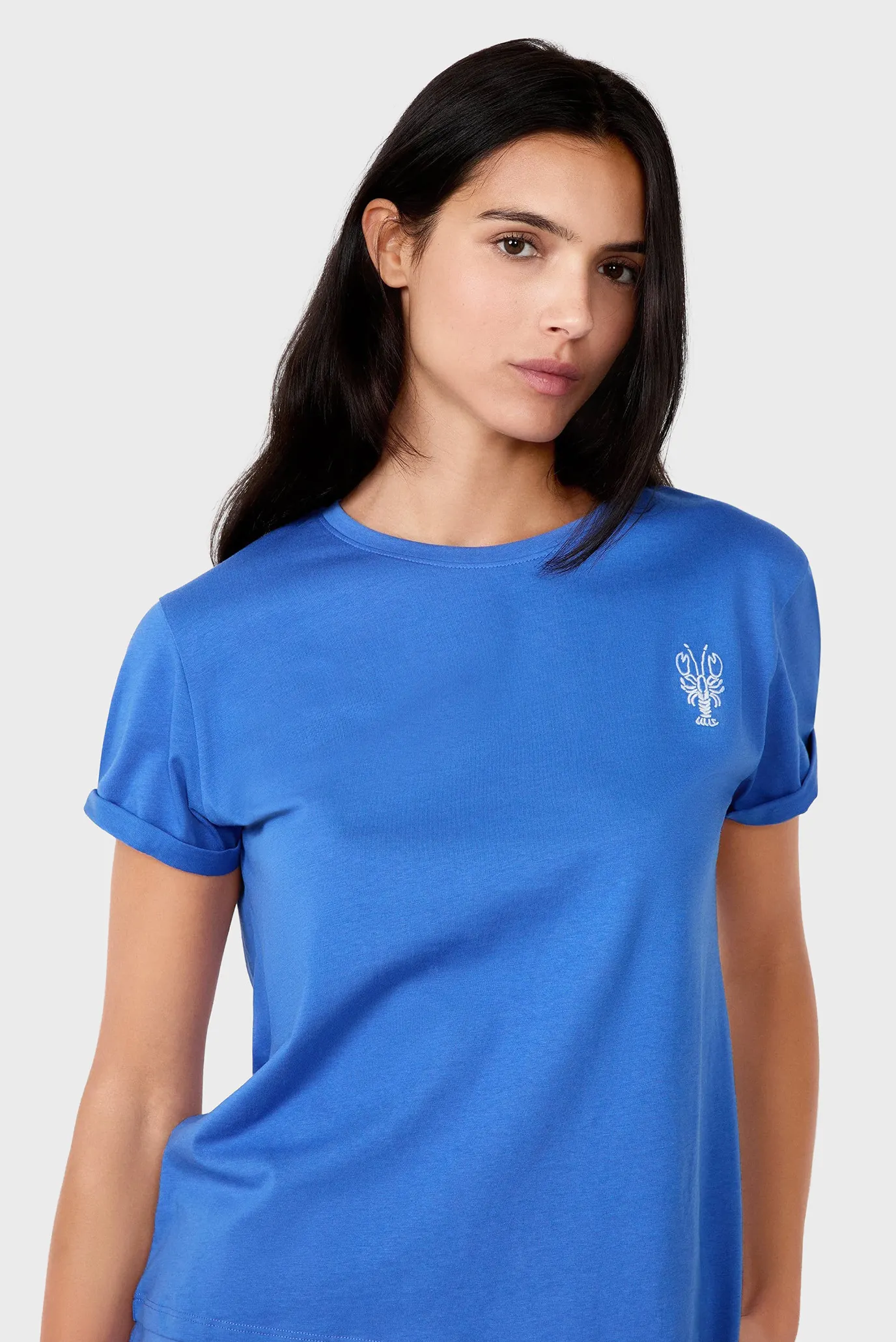 Женская синяя футболка SEASTAR 4