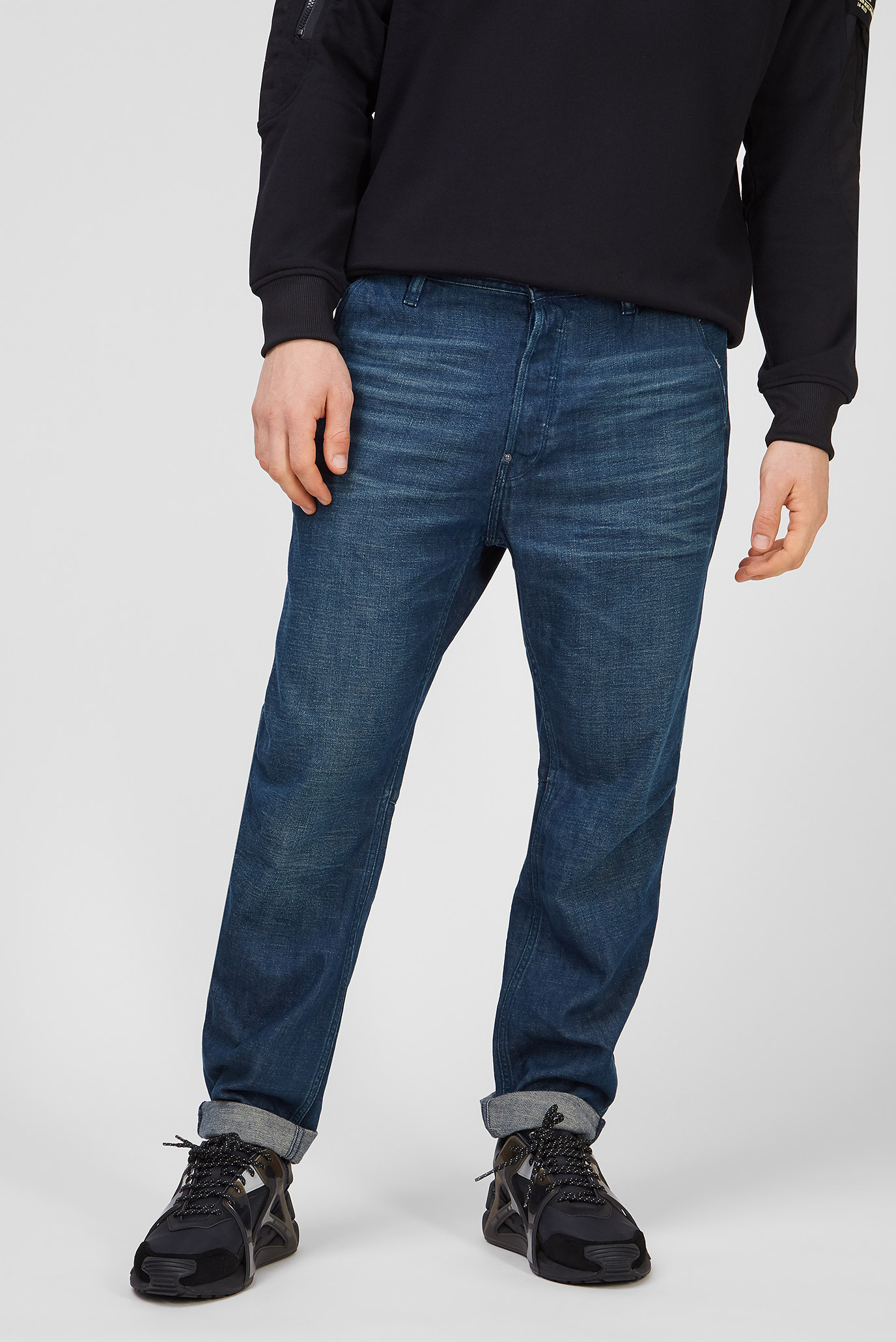Чоловічі сині джинси Grip 3D Relaxed Tapered 1