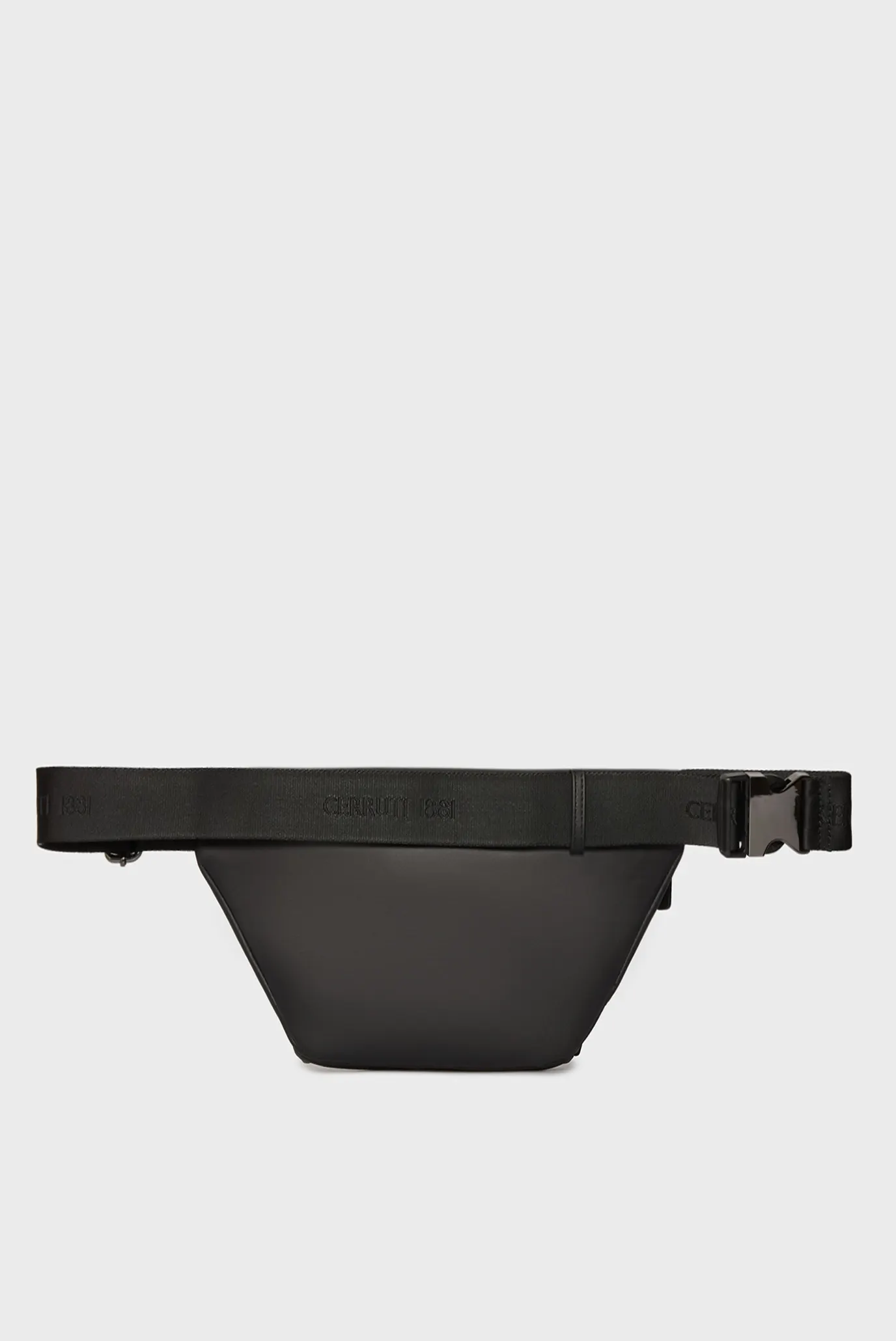 Чоловіча чорна шкіряна поясна сумка RORY 4