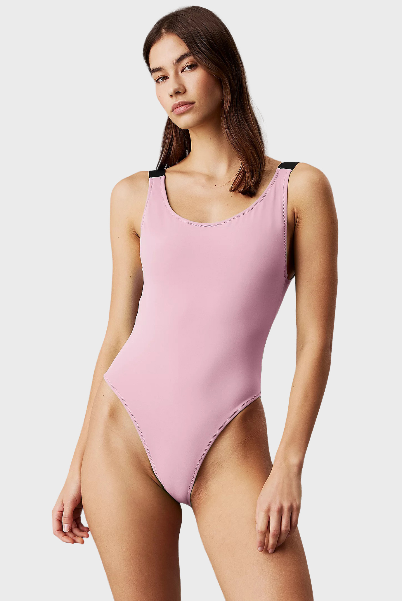 Женский розовый купальник SCOOP BACK ONE PIECE Розовый L Calvin Klein LV00Q62859 Женский розовый купальник SCOOP BACK ONE PIECE Розовый L Calvin Klein LV00Q62859