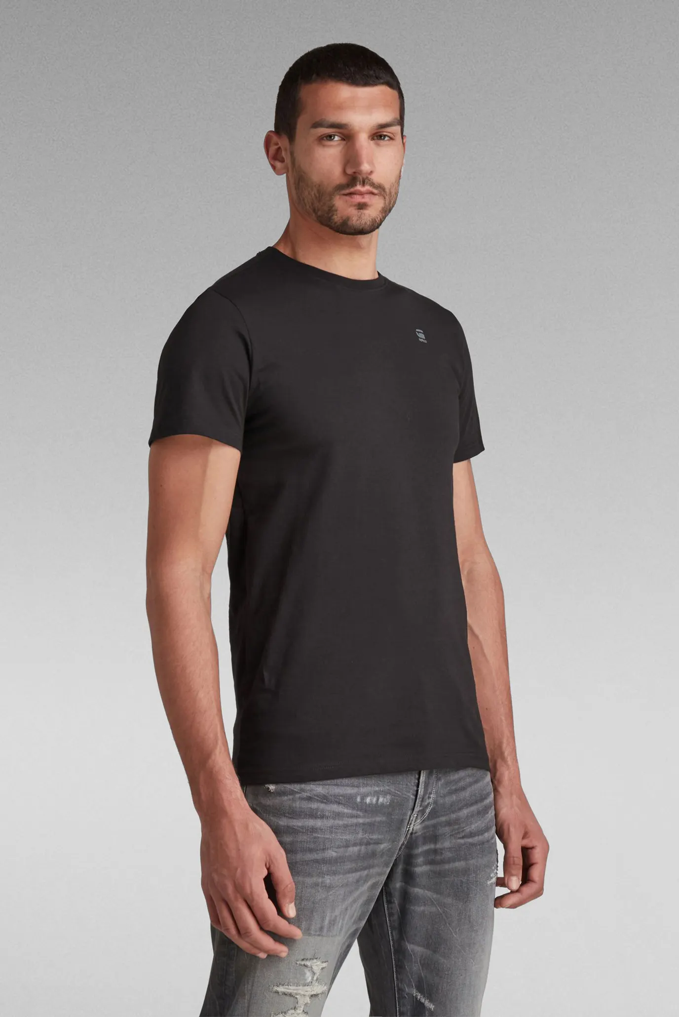 Чоловіча чорна футболка Base-s 2