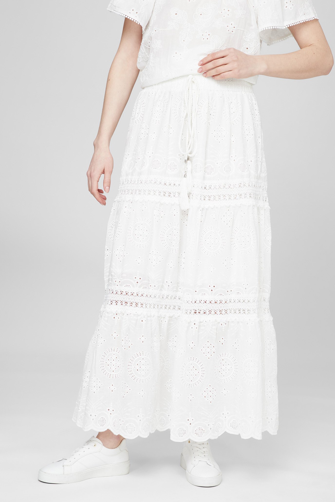 Женская белая юбка 1