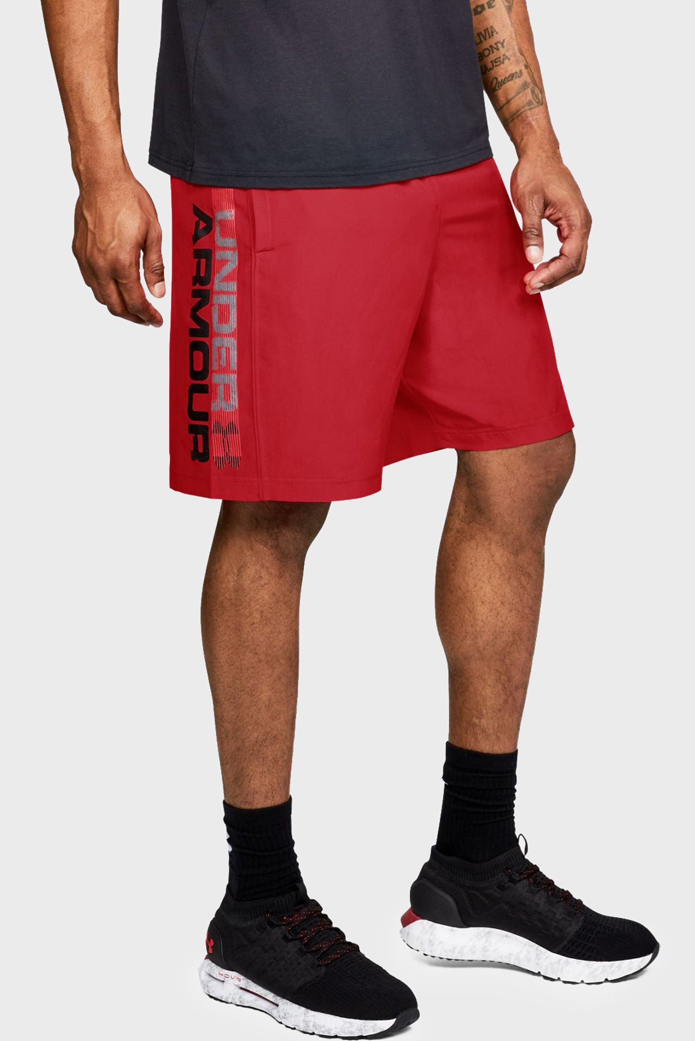 under armour wordmark shorts