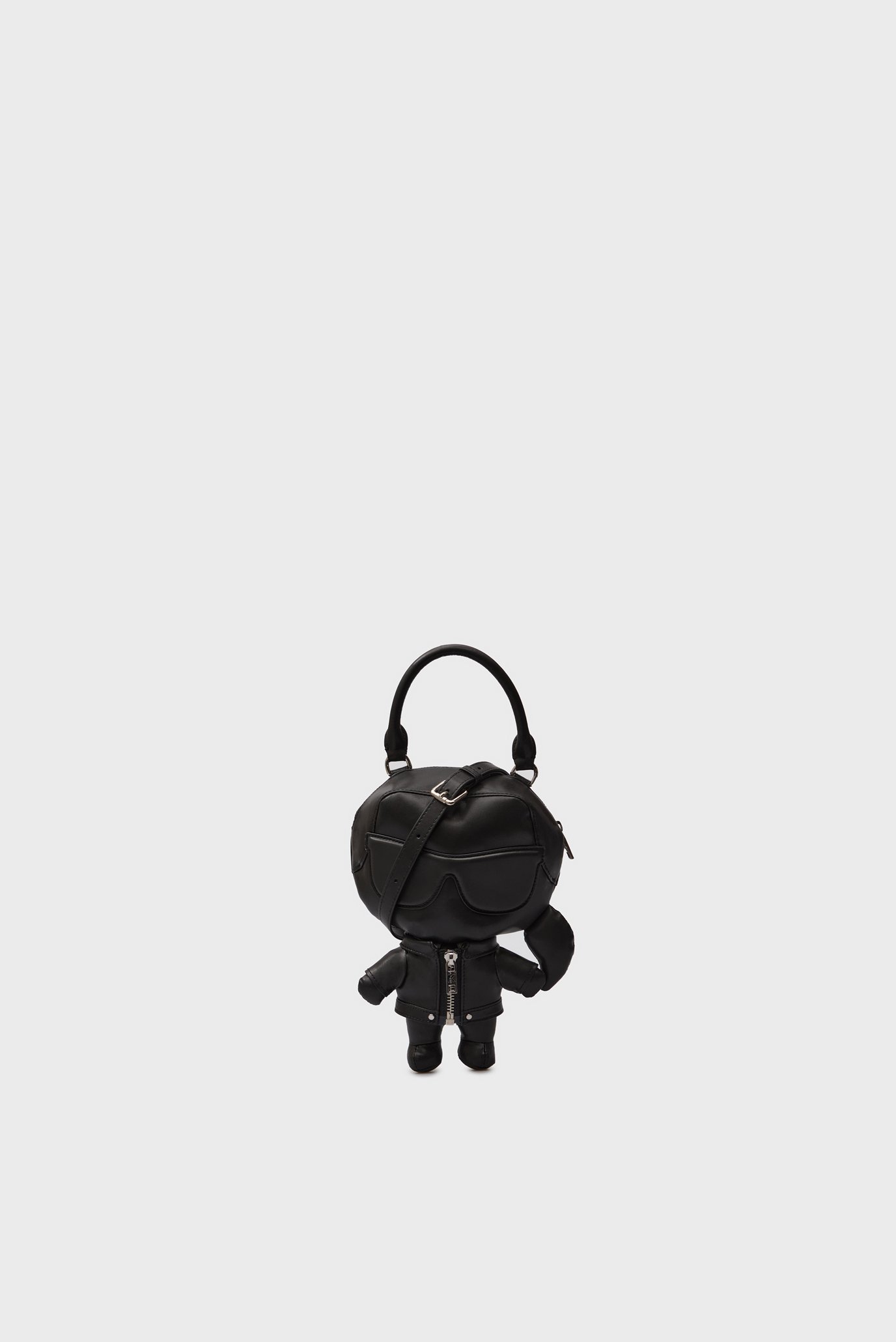 Женская черная кожаная сумка K IKONIK 3D DOLL BAG 1