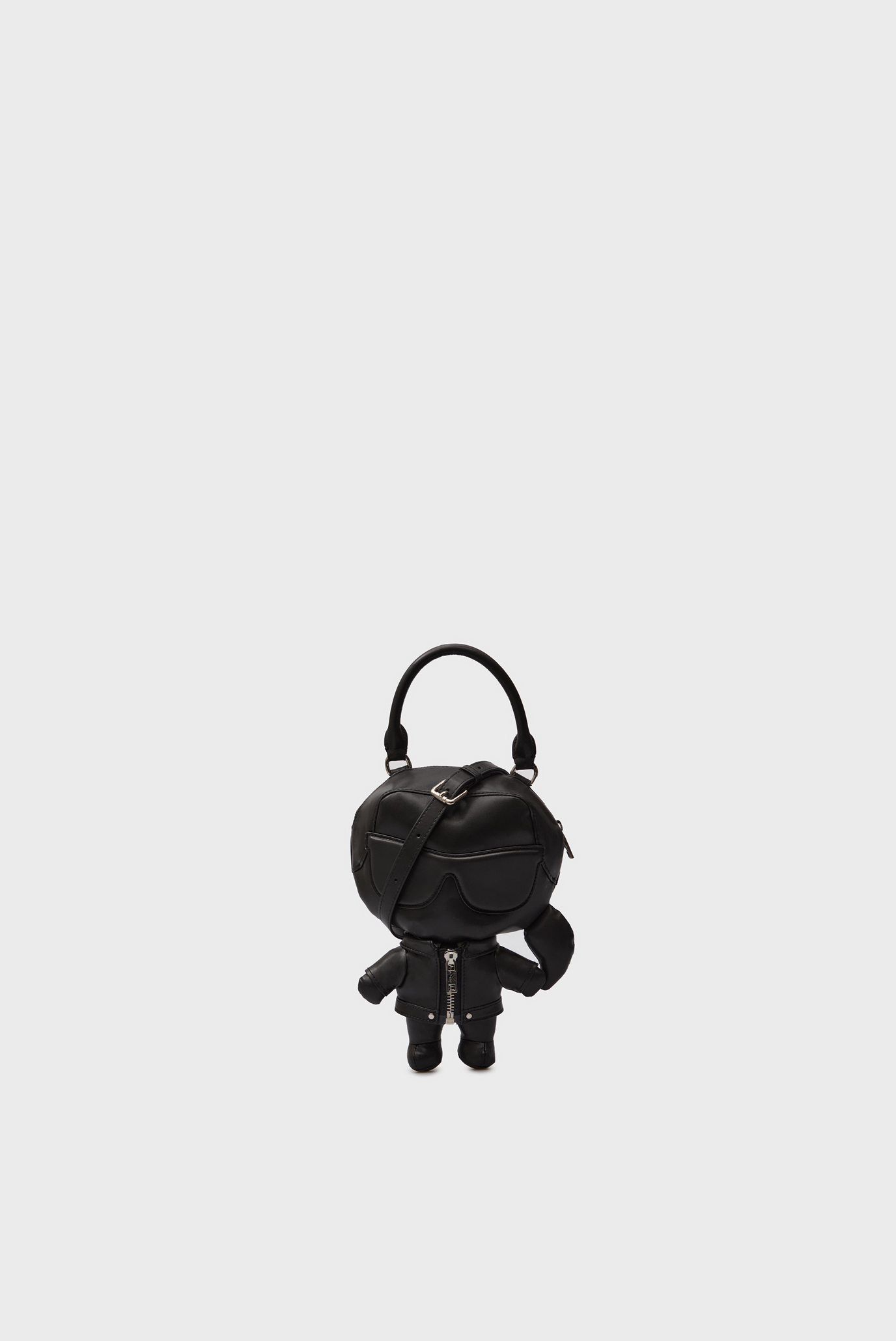 Жіноча чорна шкіряна сумка K IKONIK 3D DOLL BAG 1